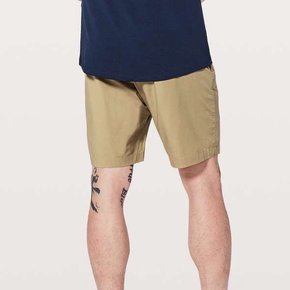 Lululemon Men’s Bowline Short 8" Tofino Sand Brown Size Large - Picture 6 of 7